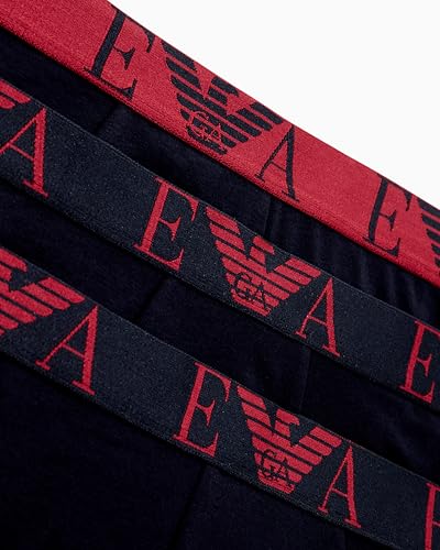 Emporio Armani Men's Shiny Logo Band 3 Pack Trunk3