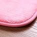 Cute Cartoon Pink Area Rugs for Bedroom Living Room Bathroom Rugs Bath Mat Door Mat Super Soft Memory Foam Design Non Slip and Absorbent 15.75 x 23.62 Inch