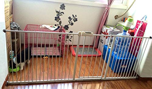 Barrière de sécurité montée sous pression extra large pour chien et bébé - 6