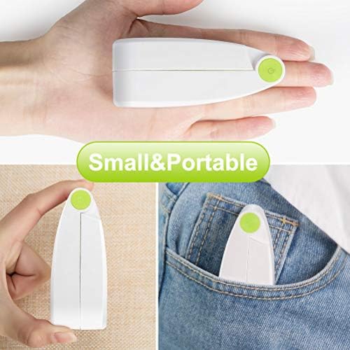 GlobalCrown Handheld Fan Mini Electric Hand Held Fans,Hand Fan Rechargeable Portable Folding USB Fans Battery Operated Small Desk Fan Foldable Pocket Quiet Fan for Home Office Travel Outdoor (Green)