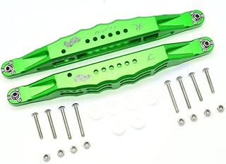 GPM For Losi 1/6 Super Baja Rey 4X4 Desert Truck Upgrade Parts Aluminum Rear Lower Trailing Arms - 1Pr Set Green