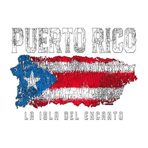 Puerto Rico La Isla del Encanto Iron on Transfer for Hats 4pcs