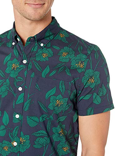 Goodthreads Camicia in Popeline con Stampa a