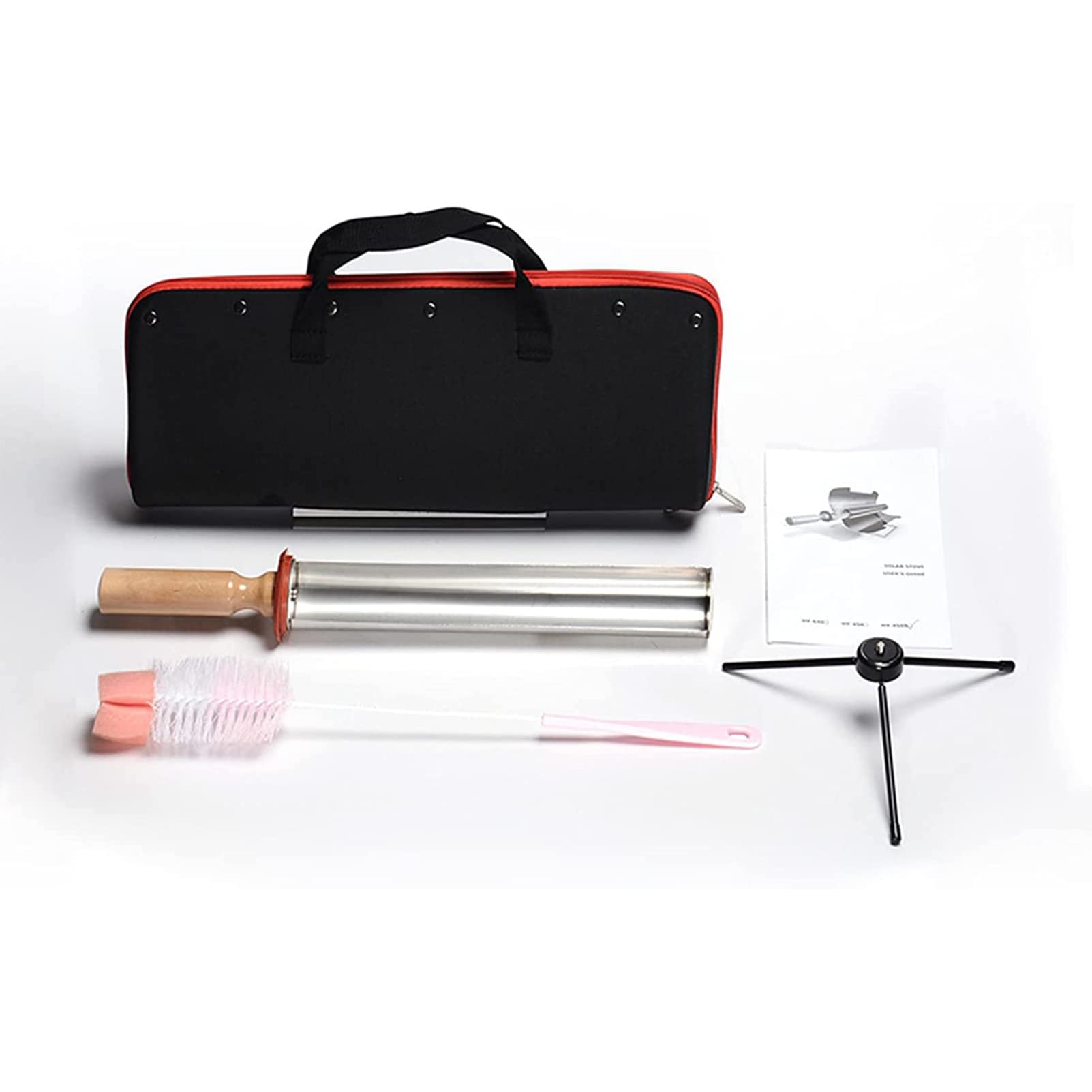 Four solaire d'extérieur, cuisinière solaire intégrée pour barbecue, réchaud portable, réchaud de camping, cuisinière solaire avec une efficacité supérieure, pour les outils de cuisine de randonnée