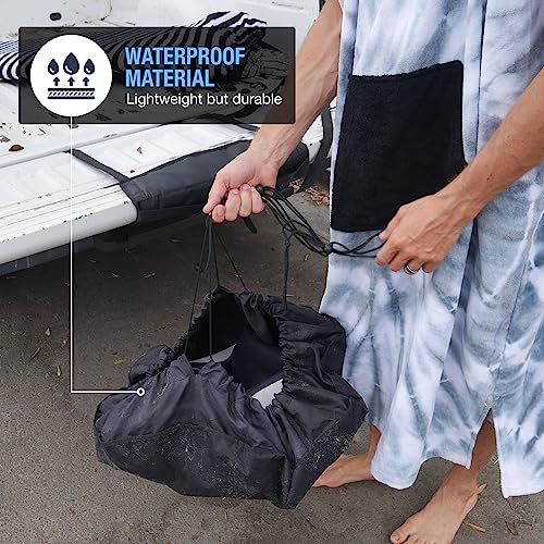Ho Stevie! Durable Wetsuit Changing Mat/Waterproof Dry-Bag For Surfers (Black) #TOP4