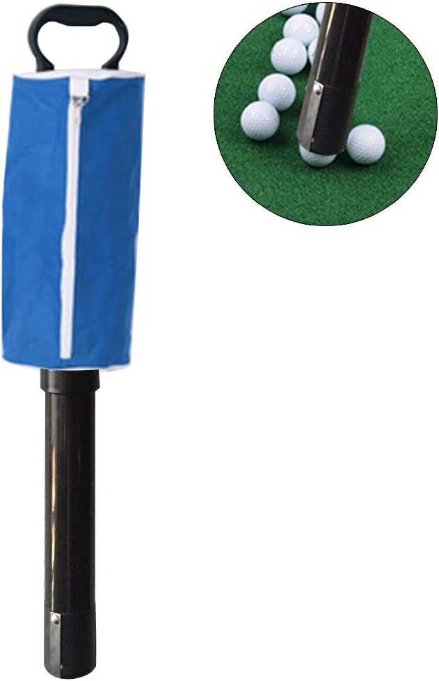 Golf Ball Pick-up Bag Storage Collector Holder Pouch Handle Design Large Capacity Hold Golf Pick Metal Fold Back Clips Paper Clamps Spring Clamps Binder