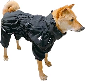 Amazon | ASMPET 犬 服 コート 防風 防寒 暖かい 犬 カッパ 完全防水