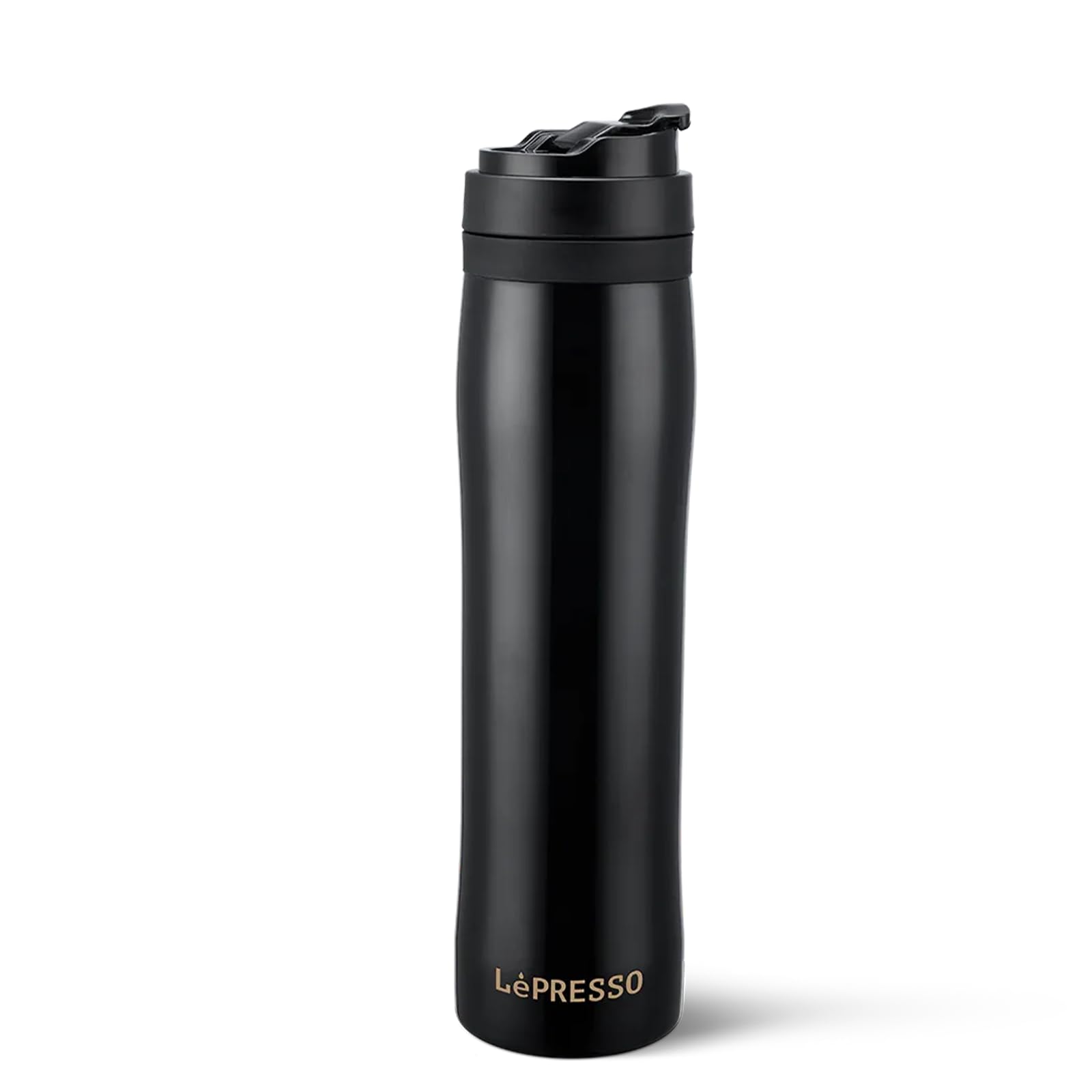 Stainless Steel Portable French Press - Black