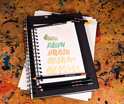 POSCA KPE-200 Oil and Wax Colouring Pencils. Premium Tough Nib for Arts and Crafts. Multi Surface Use On Wood, Fabric, Paper - Image 3