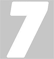 Vista 4 de Dirt Digits DD43B-0 - Vinilo troquelado de precisión de alto brillo de 4 pulgadas, color negro, número 0, paquete de 3