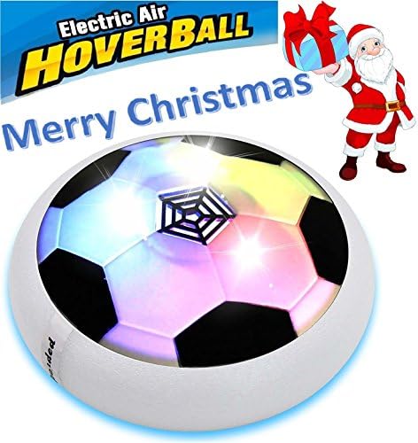 Eternal E1 Air Power Soccer Disk Training Football with Foam Bumpers and Light Up LED Lights Girls Boys Sport Kids Toys Hover Ball Game for Indoor Outdoor