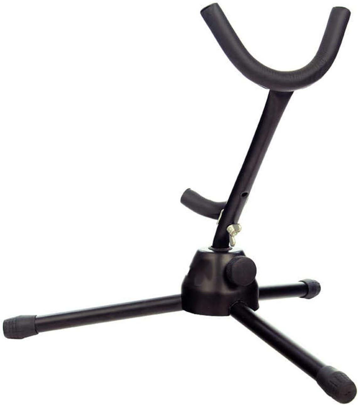 Alto/Tenor Saxophone Stand,Foldable Portable Metal Sax Stand,Compact Tripod Design Lightweight for Eb Alto/Bb Tenor Sax