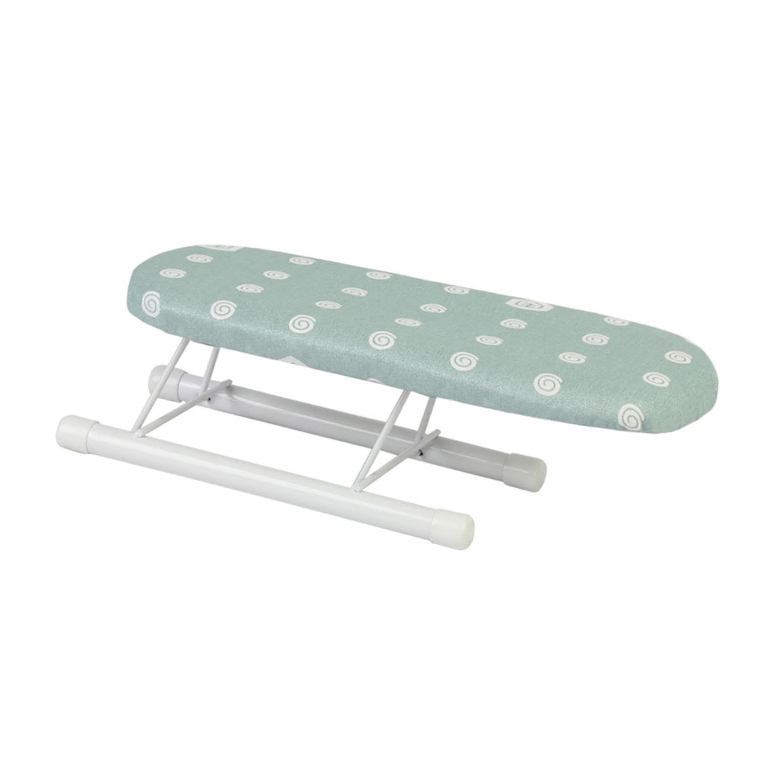 PIXZCSA Convenient Tabletop Ironing Board Heavy Duty Iron Board With Foldable Legs Crafting Or Other Precise Work Areas Household Small Tabletop Ironing For Sewing, Green Dot, 26x10cm
