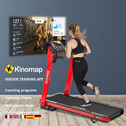 Care Fitness Laufband motorisiert – Gehen und Fußball zu Hause – motorisierte Neigung – Laufband faltbar – LCD-Displays… – Bild 3