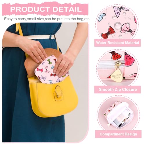 Image of Period Bag for Women, Polyester Sanitary Napkin Storage Bag