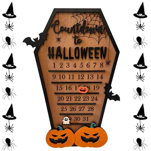 Feliciay Halloween Adventskalender Sarg Countdown Kürbis