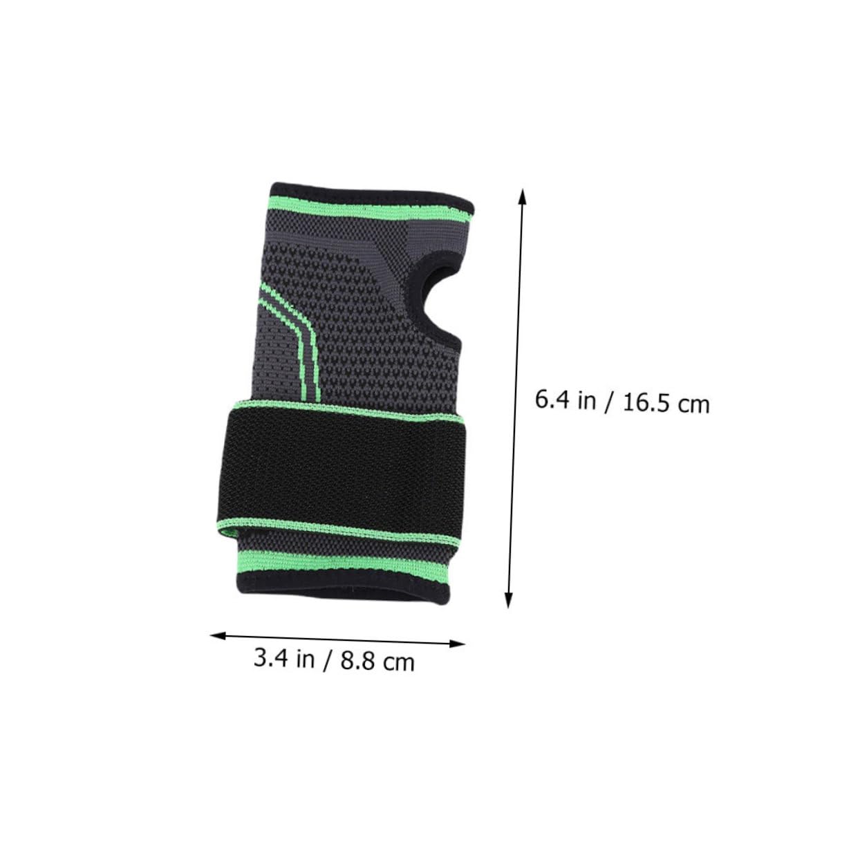 Didiseaon 2Pcs Elastic Sports Wrist Sleeves Sweat Absorbing Breathable Wrist Support for Fitness Weight Lifting Sprain Protector