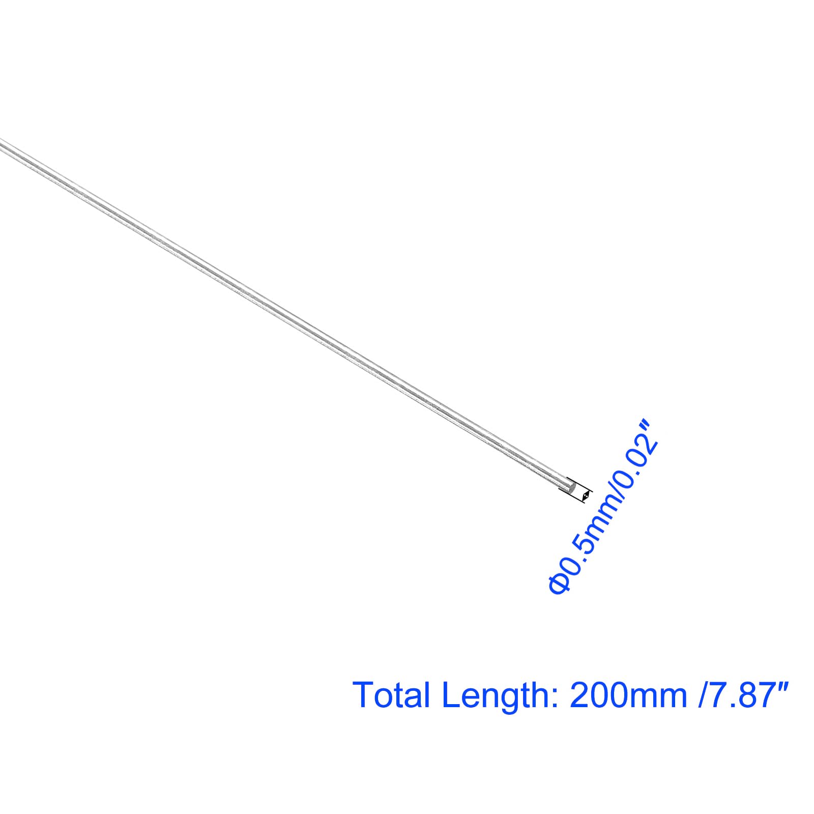 Metal Rod Sourcing Map 304 Stainless Steel Round Rods – 9.5mm X 250mm