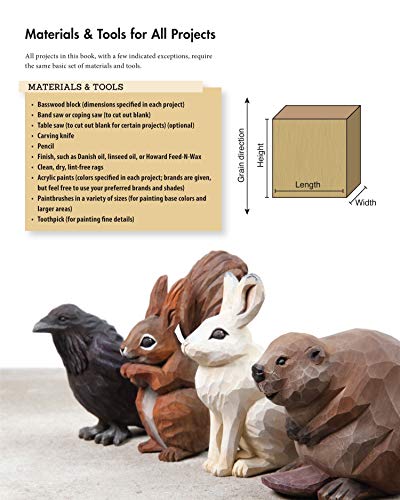 Whittling Flat-Plane Animals: 15 Projects to Carve with Just One Knife (Fox Chapel Publishing) Easy Woodcarving Designs for Reindeer, Bears, Ravens, Hares, and More; Beginner to Intermediate Projects - Image 5