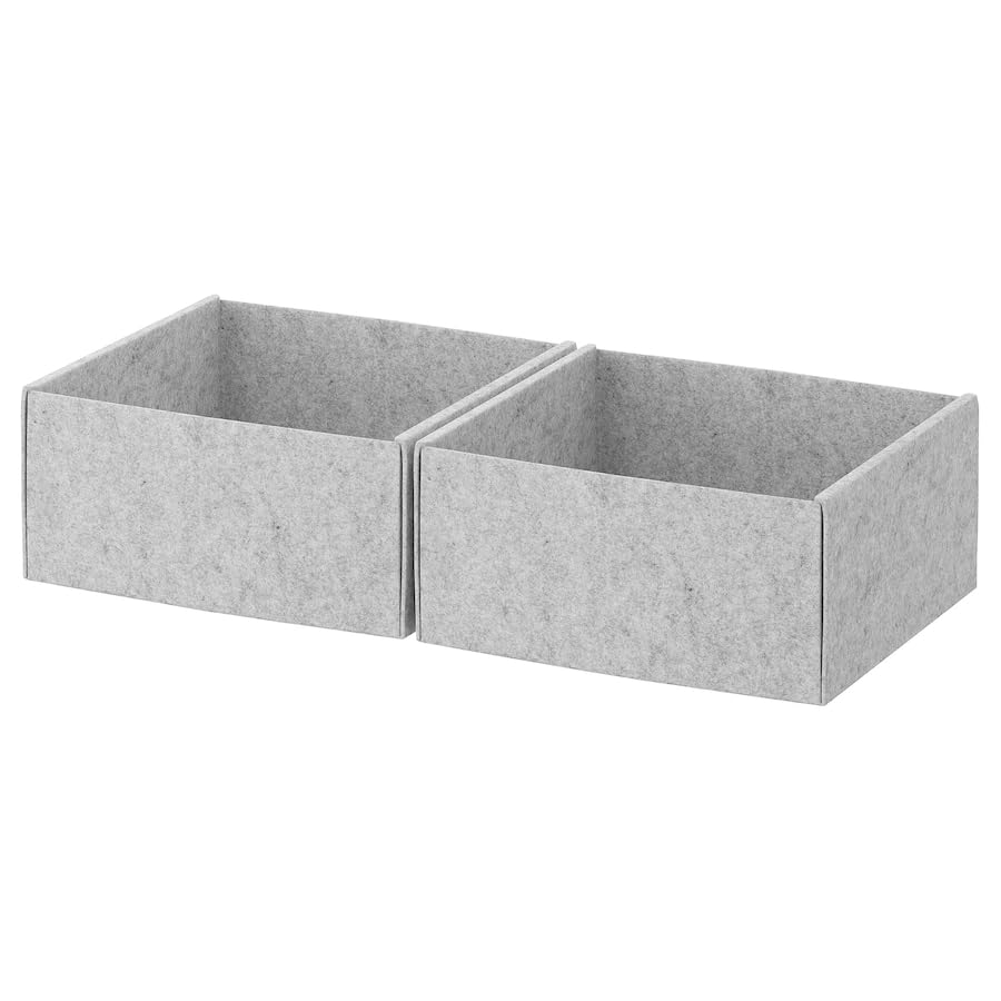 Box, light grey, 25x27x12 cm (5)