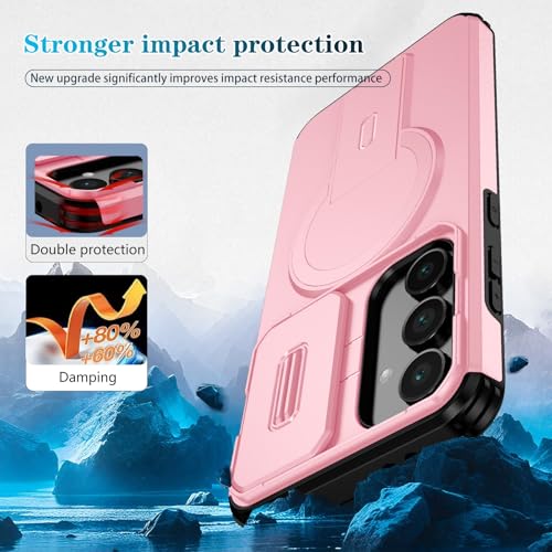 Coque Samsung S25 FE avec protège-caméra coulissant béquille intégrée antichoc - 2