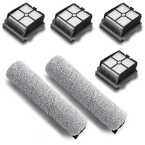Image of AGARO Royal MOP & Vacuum Cleaner Accessories Kit, Hepa Filter 4 pcs & Roller brush 2 pcs
