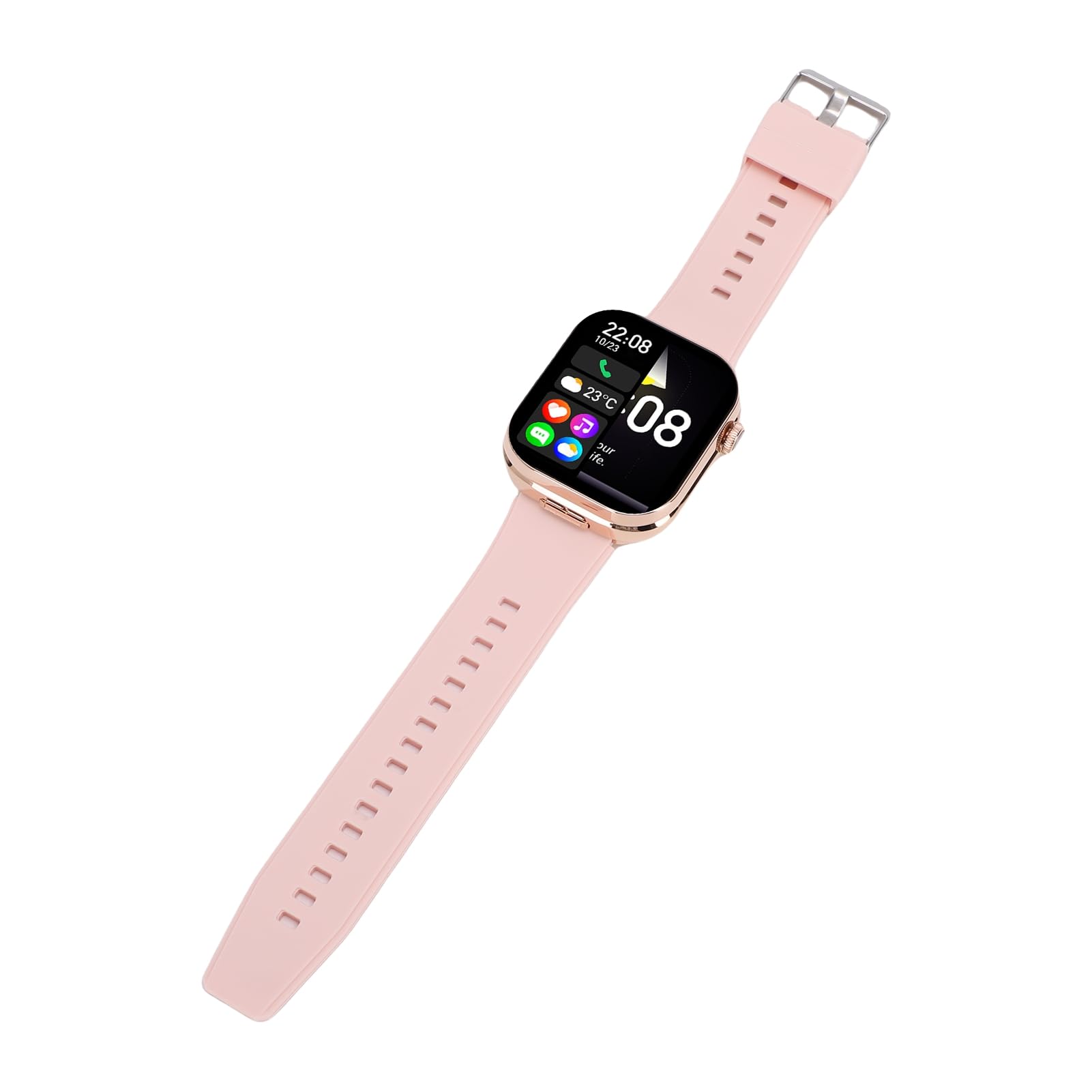 Domary Smartwatch con Auricolari Orologio Sportivo Touch Screen 2 in 1 per Appassionati di Fitness Viaggiatori ABS in Lega di Zinco TPU Display HD da 2,02 Pollici