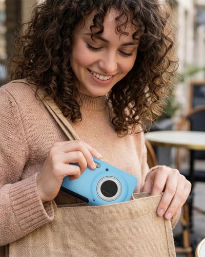 Funda de silicona para cámara Kodak PIXPRO FZ55 color azul miniatura 5