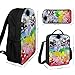 Hei Bai.JZQ Casual 3 in 1 Backpack Set Battle for Bfdi Bookbag With Lunch Box And Pencil Case