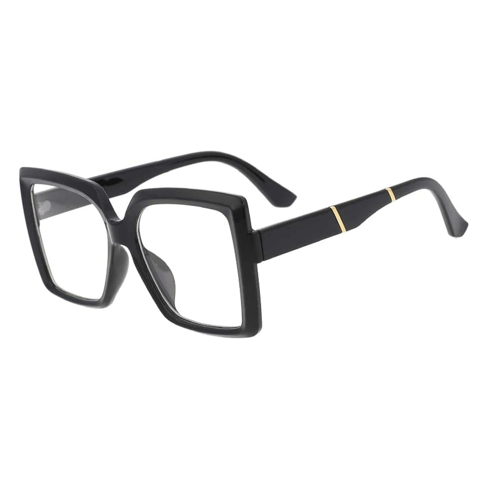 Fajne oprawki okularów, kwadratowe oprawki okularów 142 x 138 mm, bardzo duże oprawki okularów, przyjazne dla środowiska okulary Abs
