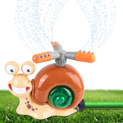 Muyohix Wassersprinkler Kinder, Wasserspaß Gartenspielzeug Kinder mit Zubehör zur Schlauchbefestigung, Wasserspielzeug O...