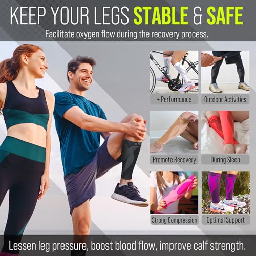 Blitzu FBA_POWER+CALF Calf Compression Sleeves thumb #2