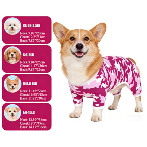 Camisa para perros, talla S, color rojo miniatura 2