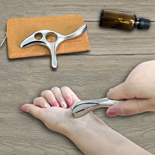 BYYDDIY Gua Sha Trigger Point Massage Tool -Thumb Protector,Deep Tissue Massage,Muscle Scraper Tool (T)