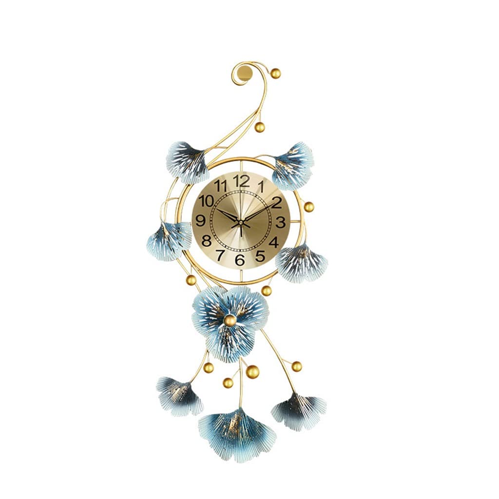 N/A Chinese Clock Wall Clock Living Room Home Fashion Art Atmosphere Wall Decoration Hanging Clock Wall Watch