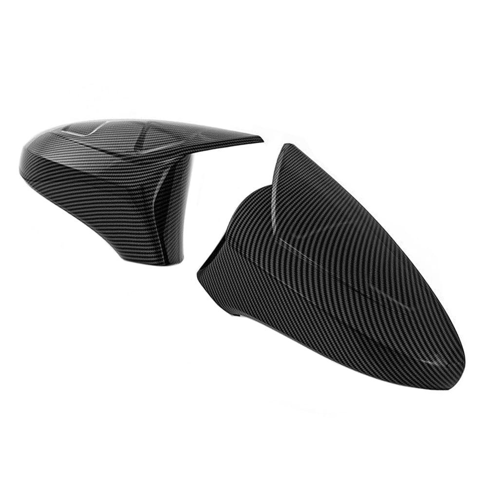 SIPIDEAUT Side Mirror Cover Cap Rear View Mirror Cover Caps Compatible with Lexus GS CT LS ES RC F Sport 2009-2022 8794A30E00B1 8791A30D10B1 (Carbon-Fiber Style)