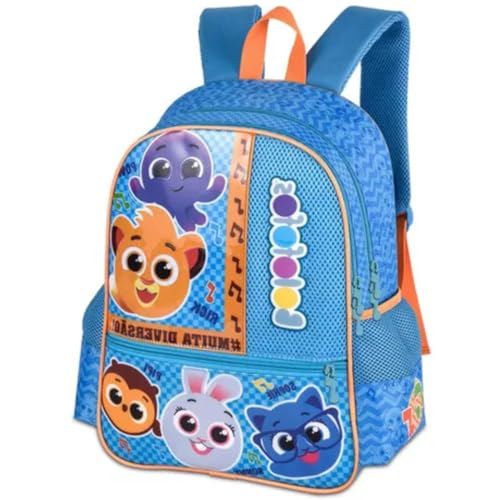Mochila Bolofofos De Costas Infantil Escolar Grande