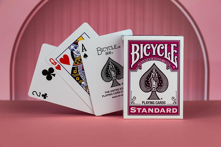 Image of Bicycle - Deck of Cards, Purple, Small (The United States Playing Card Company 10044868)