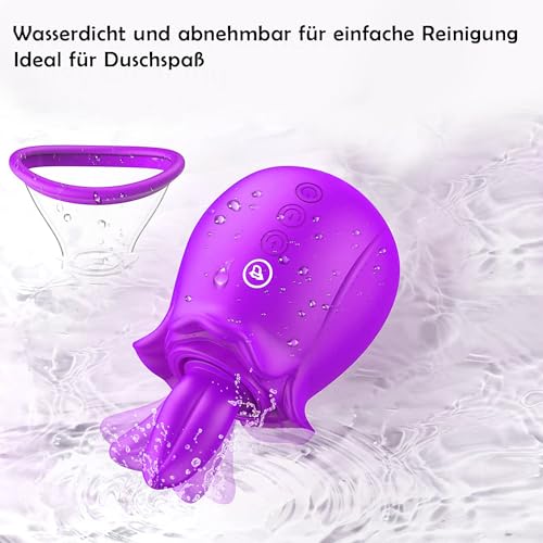 Glanvoo Vibratorensets für frauen AI-Sync Vibrator,Sex Spielzeug für Die Frau Zunge Vibration für Frauen mit 3Saugstärken 7Leckenmodus,Dildo Sex Toys Sexspielzeug für Paare Extrem Sex