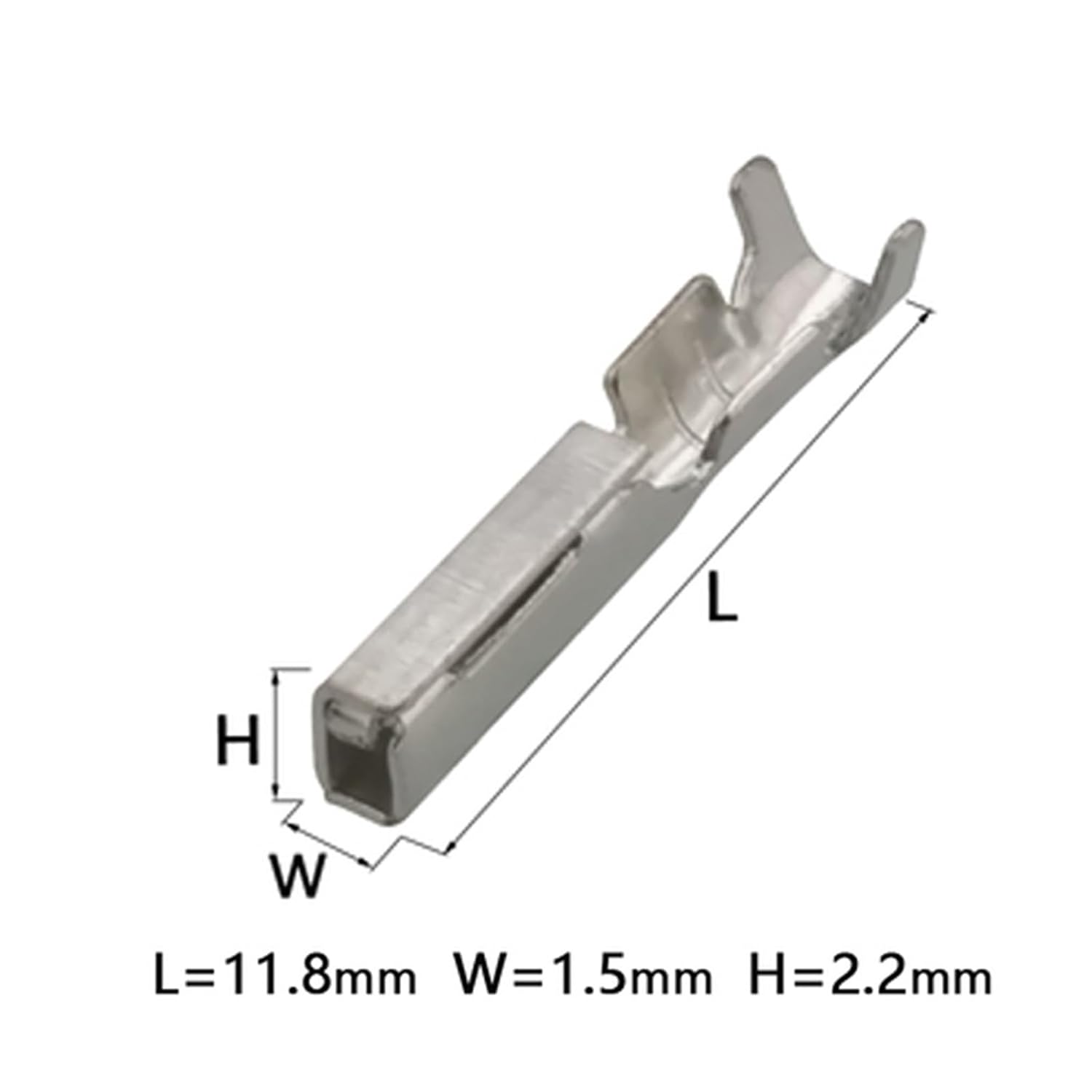 20/50/100/200/ Pcs 0.8 MM Auto Terminal for JST Connector Crimp Pins Loose Wiring Terminals SWPR-001T-P025 JWPF-VSLE-S(Female,200 pcs)