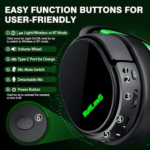 Wolflaws X1 Wireless Gaming Headset For Xbox Series X thumb #6