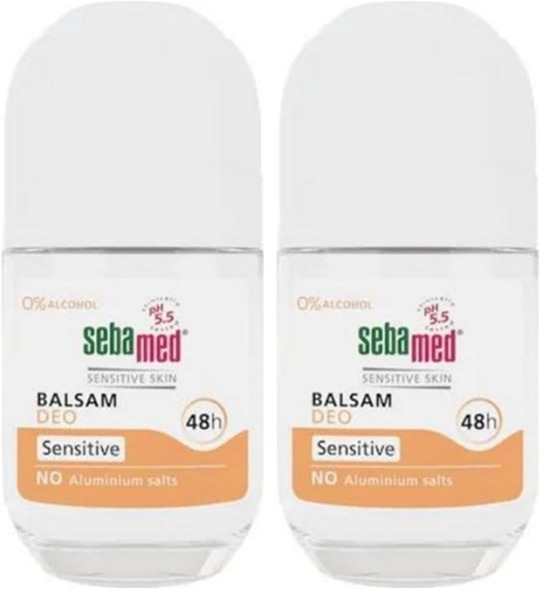 Sebamed Hassas Ciltlere Özel 48 Saat Etkili Kadın Erkek Balsam Roll-On Deodorant 50ml (2 paketi)
