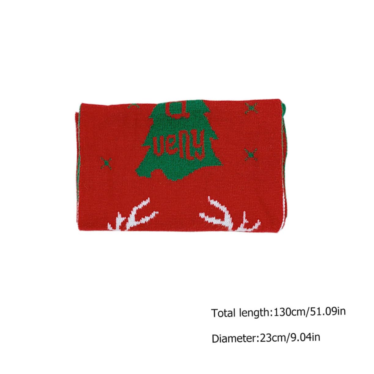 Ipetboom 2pcs Christmas Children Scarf Winter Warm Earmuff Set Soft Comfortable Fashionable Winter