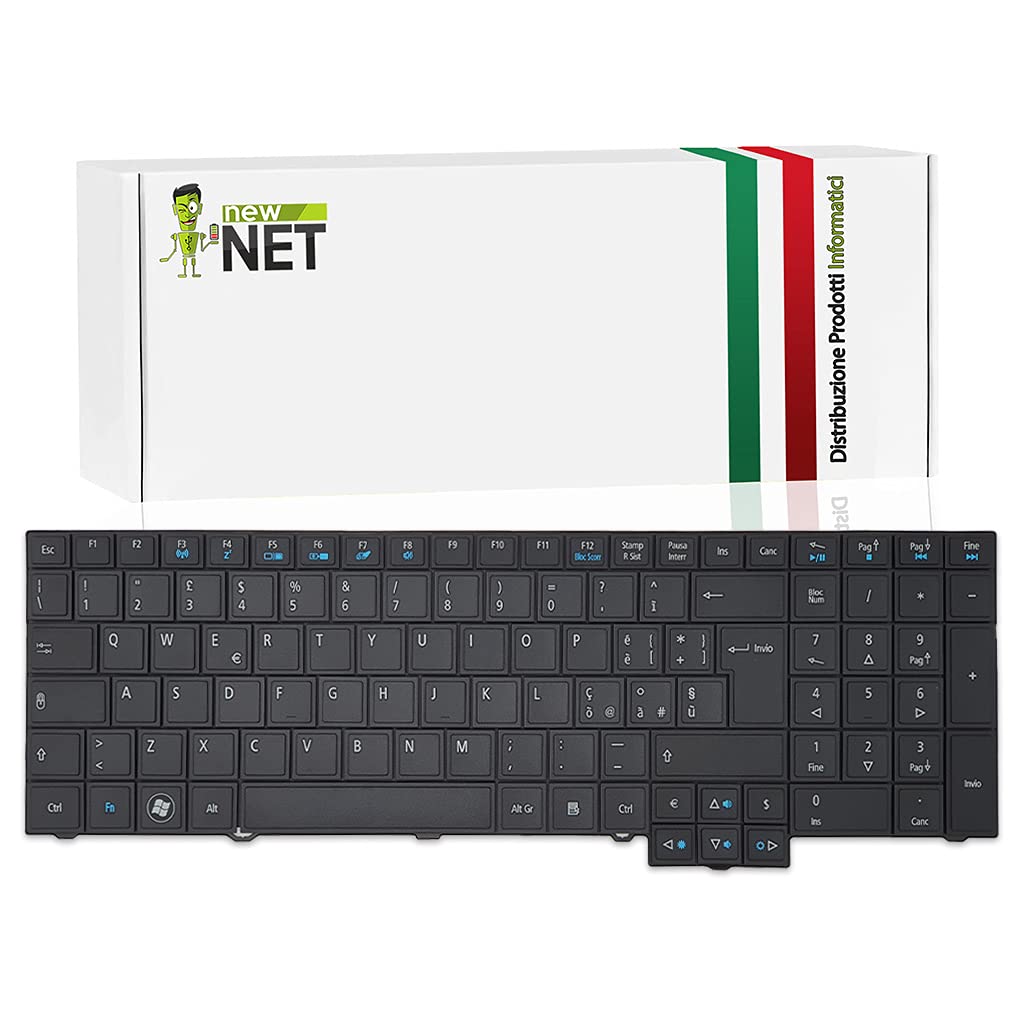 NewNet Keyboards - Tastiera Italiana Compatibile con Notebook Acer NSK
