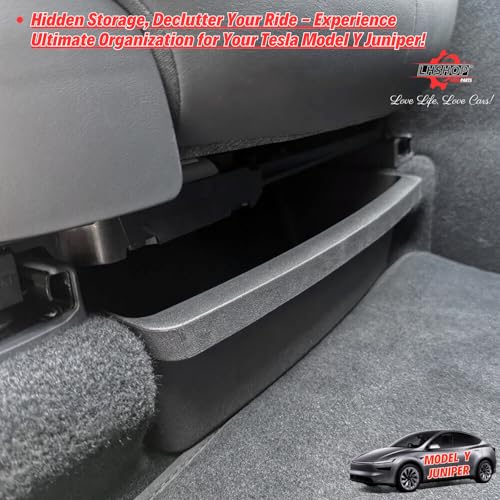 Image of 2Pcs Under Seat Storage Box for 2026-2027 Tesla Model Y Juniper Accessories