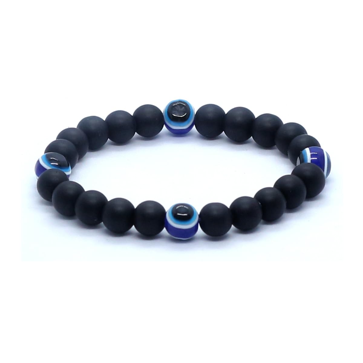 THUNDERSTORM Evil Eye Bracelet with Black Tourmaline Naturally Energized Reiki Feng-Shui Healing Crystal Gem Stone Removes Negative Energy Brings Luck and Prosperity (B0C9DQ4RDW) Amazon Price History, Amazon Price Tracker