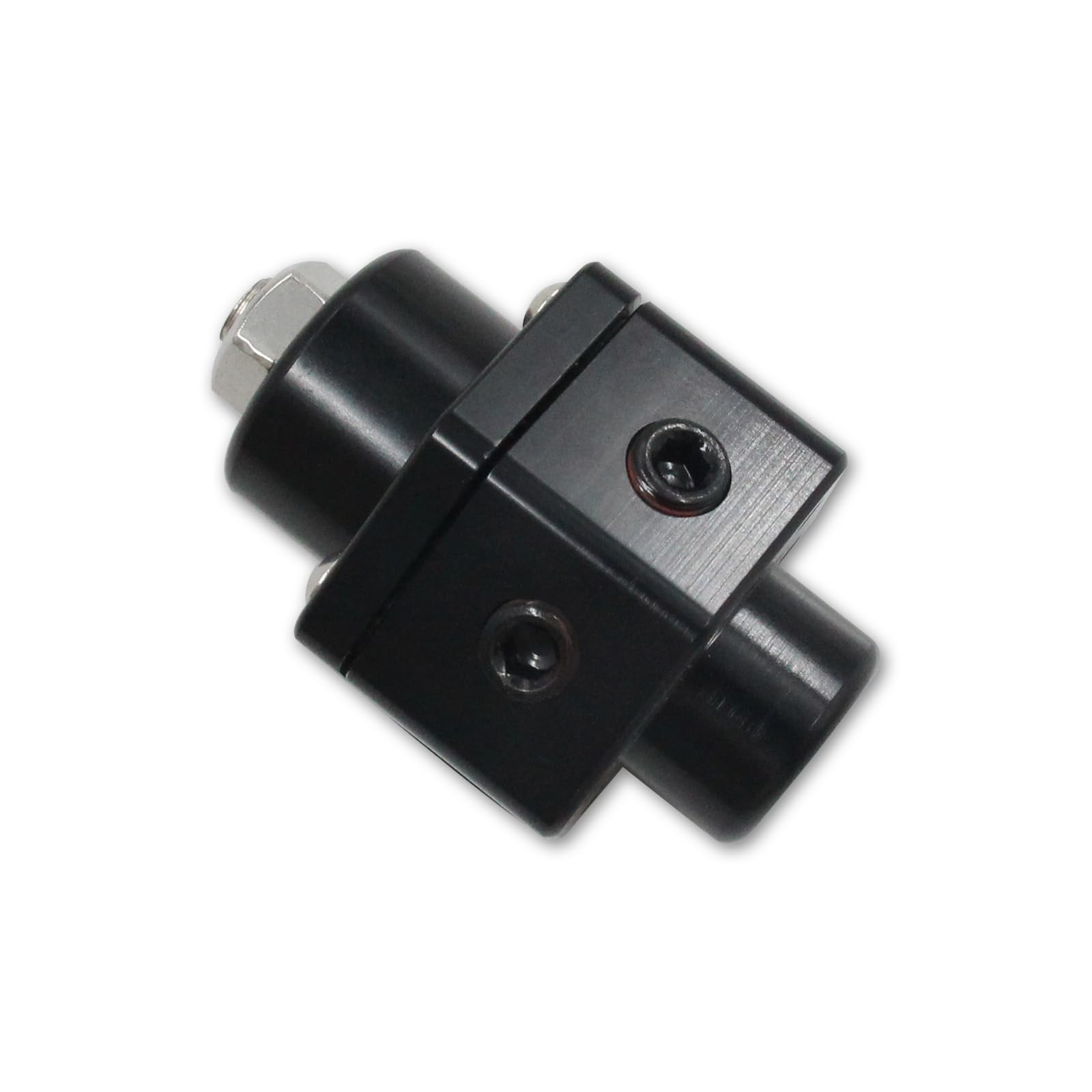 Yctze Regulator Ciśnienia Paliwa Nawetory Regulator Przepływu Paliwa Zawór Sterowania Paliwem 3/8 "NPT Regulowany 5-12 Psi z trwałą konstrukcją stalową dla Uniwersalnych Silników (BLACK)