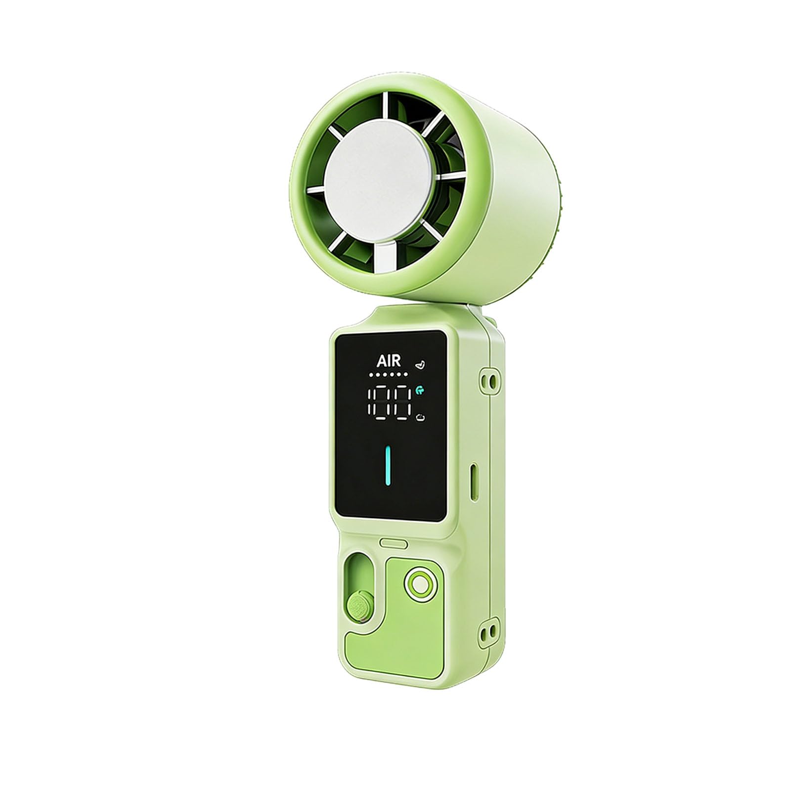 NMFLAB Portable Neck Wearable Strong Fan with 100 Wind Speeds and Rapid USB Recharge for Travel Gym Daily Commute Fast Charging Fan