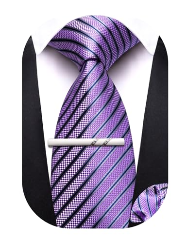 Image of Barry.Wang Boys Ties School Pre-Tied Kids Necktie Handkerchief Clip Set Uniforms Child Ties for 8-14 Years Wedding Party
