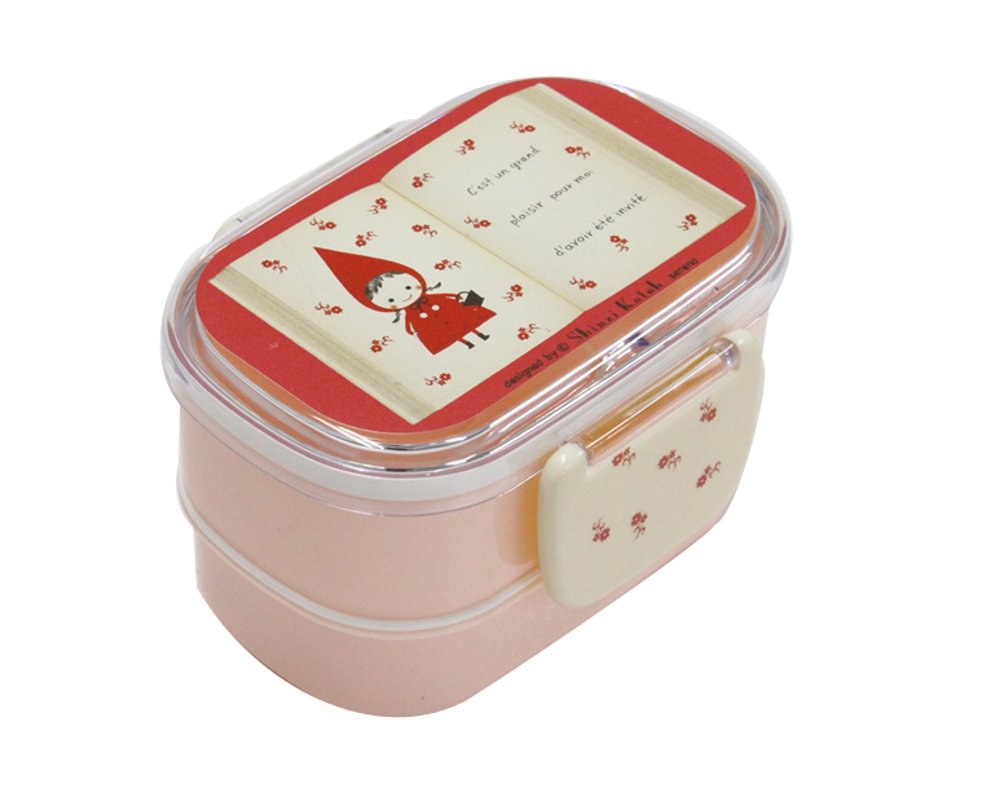 toshi商品 Amazon.co.jp: Shinzi Katoh LD4056 2-Tier Lunch Case, Red